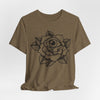 Blooming Eyeball Rose T-Shirt | Traditional Tattoo Art Design Tee