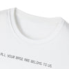 All Your Base Are Belong To Us T-Shirt | Zero Wing Retro Gamer Meme Tee