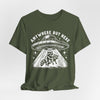 Anywhere But Here Racoon UFO T-Shirt | Trash Panda UAP