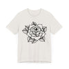 Blooming Eyeball Rose T-Shirt | Traditional Tattoo Art Design Tee