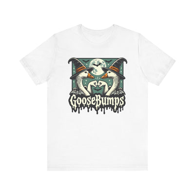 "GooseBumps" T-Shirt | Fist-Bumping Geese Funny Graphic T-Shirt