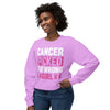 Cancer Picked The Wrong Girl Sweatshirt | Cancer Survivor Clothing | Warrior Wear