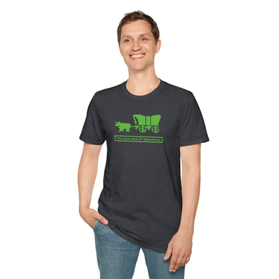 You Have Died of Dysentery T-shirt | Oregon Trail Video Game Classic Tee