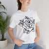 Blooming Eyeball Rose T-Shirt | Traditional Tattoo Art Design Tee