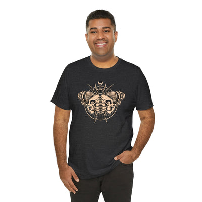 Death Beetle Skull T-Shirt | Gothic Tattoo-Inspired Tee