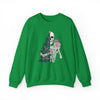 Half Merry, Half Scary Pullover Sweatshirt - Christmas and Halloween Fusion