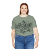 Blooming Eyeball Rose T-Shirt | Traditional Tattoo Art Design Tee