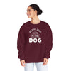 Hold My Drink I Gotta Pet This Dog' Humorous Unisex NuBlend® Crewneck Sweatshirt