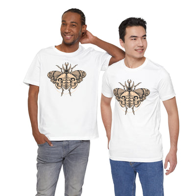 Death Beetle Skull T-Shirt | Gothic Tattoo-Inspired Tee