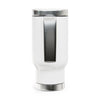 Custom Brand Stainless Steel Travel Mug with Handle, 14oz | Cape Coral Lawn Care