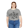 Blooming Eyeball Rose T-Shirt | Traditional Tattoo Art Design Tee