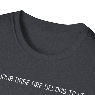 All Your Base Are Belong To Us T-Shirt | Zero Wing Retro Gamer Meme Tee