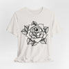 Blooming Eyeball Rose T-Shirt | Traditional Tattoo Art Design Tee