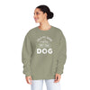 Hold My Drink I Gotta Pet This Dog' Humorous Unisex NuBlend® Crewneck Sweatshirt