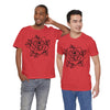 Blooming Eyeball Rose T-Shirt | Traditional Tattoo Art Design Tee