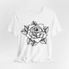 Blooming Eyeball Rose T-Shirt | Traditional Tattoo Art Design Tee