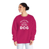 Hold My Drink I Gotta Pet This Dog' Humorous Unisex NuBlend® Crewneck Sweatshirt