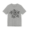 Blooming Eyeball Rose T-Shirt | Traditional Tattoo Art Design Tee