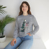 Half Merry, Half Scary Pullover Sweatshirt - Christmas and Halloween Fusion