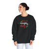 Feliz Naughty Dog' Funny Christmas Crewneck Sweatshirt