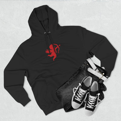 Cupid Silhouette Valentine Graphic | Valentine's Day Hoodie | Cupid's Arrow Design