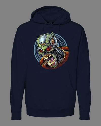 Cyborg Skull Hoodie