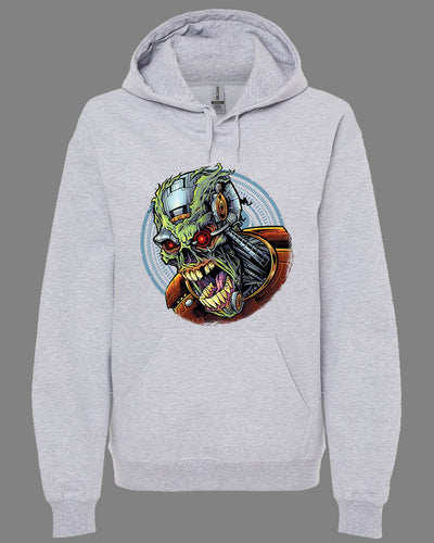 Cyborg Skull Hoodie