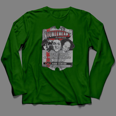 Long-Sleeve 'Nyuklehead’s Garage T-Shirt