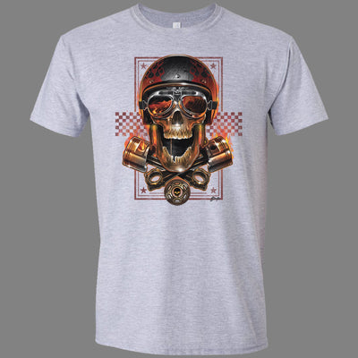 Biker Skull T-Shirt