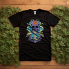 Trippy Weed Skull T-Shirt