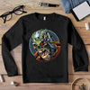 Long-Sleeve Cyborg Skull T-Shirt