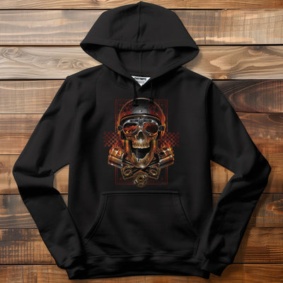 Biker Skull Hoodie