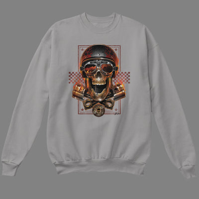 Biker Skull Sweatshirt