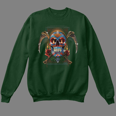 Day of the Dead, Sugar Skull Sweatshirt