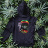 Zip-Up Rasta Cat Hoodie