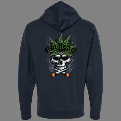 Zip-Up Pot Head Hoodie