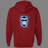 Zip-Up Electric Skull Hoodie