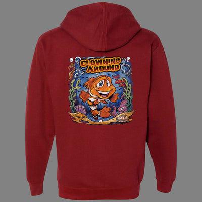 Zip-Up Clowning Around Hoodie