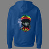 Zip-Up Rasta Cat Hoodie