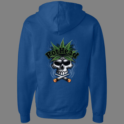 Zip-Up Pot Head Hoodie