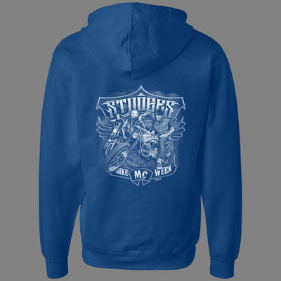 Zip-Up Stooges Bike Week Hoodie