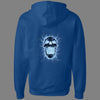 Zip-Up Electric Skull Hoodie