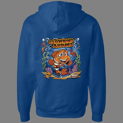 Zip-Up Clowning Around Hoodie