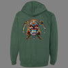 Zip-Up Day of the Dead, Sugar Skull Hoodie