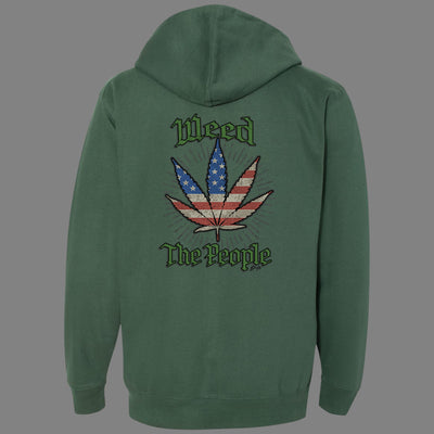 Zip-Up Weed the People Hoodie