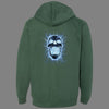 Zip-Up Electric Skull Hoodie