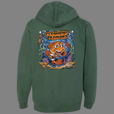 Zip-Up Clowning Around Hoodie