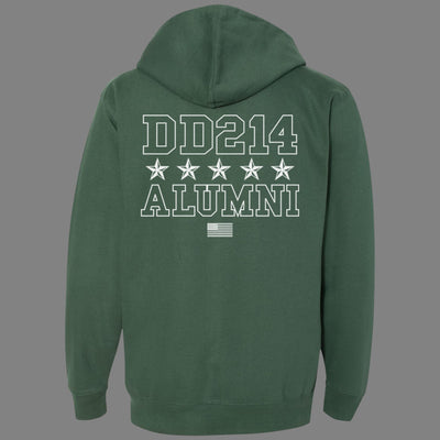 Zip-Up DD214 Alumni Hoodie