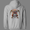 Zip-Up Day of the Dead, Sugar Skull Hoodie