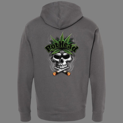 Zip-Up Pot Head Hoodie